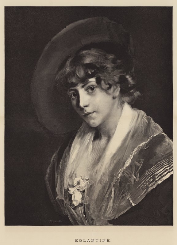Eglantina (grabado) de English School
