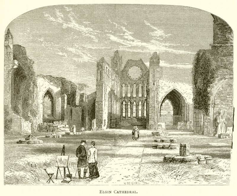 Catedral de Elgin de English School