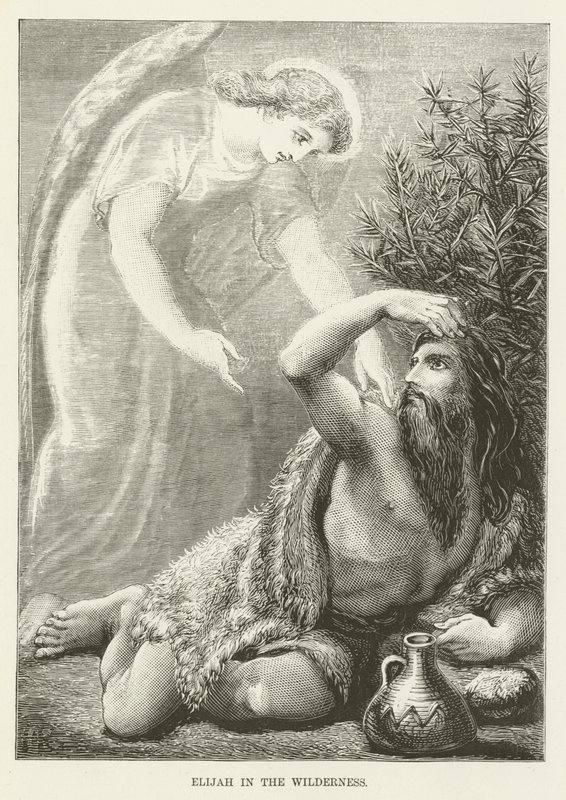 Elías en el desierto de English School