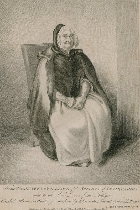 Elizabeth Alexander, viuda, de 104 años de English School