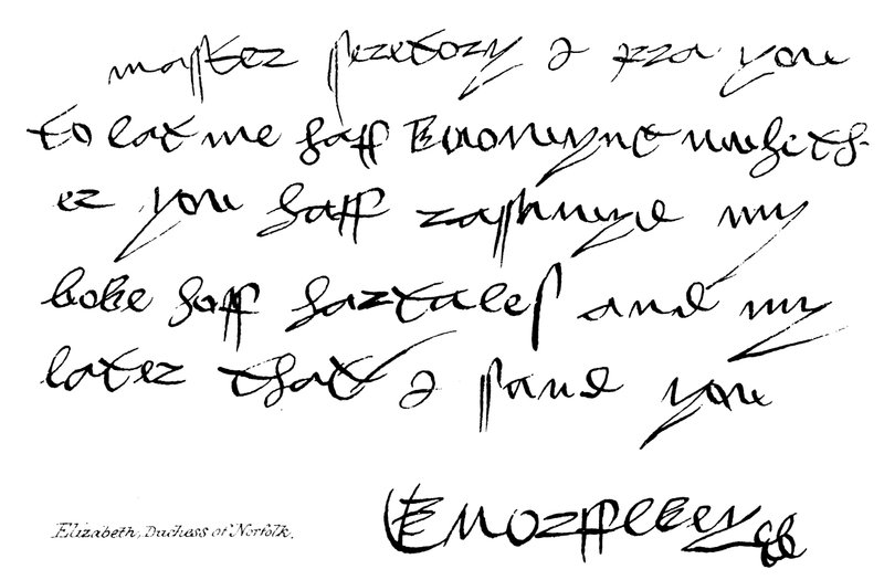 Elizabeth, Duquesa de Norfolk de English School