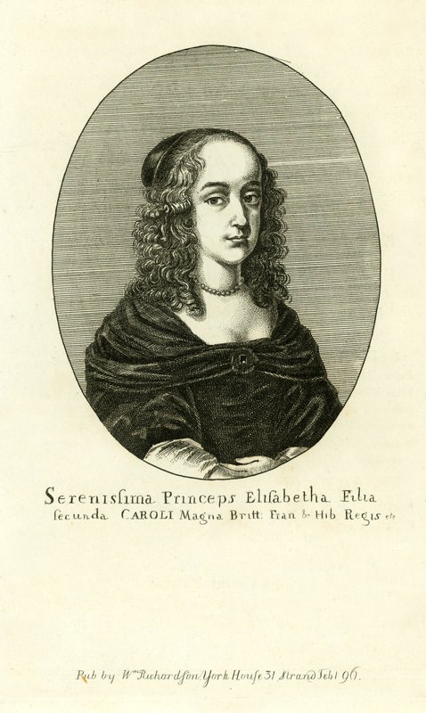 Elizabeth Stuart, segunda hija del Rey Carlos I de English School