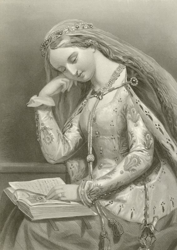 Isabel de York, reina del rey Enrique VII de English School
