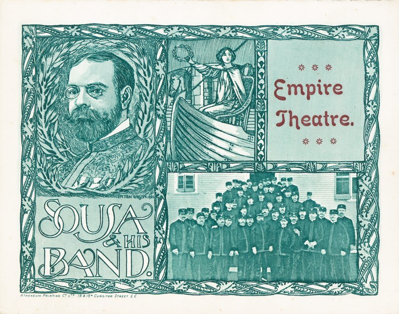 Teatro Empire, Londres, con Sousa y su banda de English School