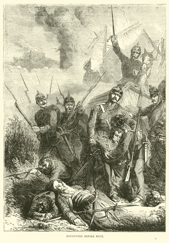 Encuentro antes de Metz, agosto 1870 de English School