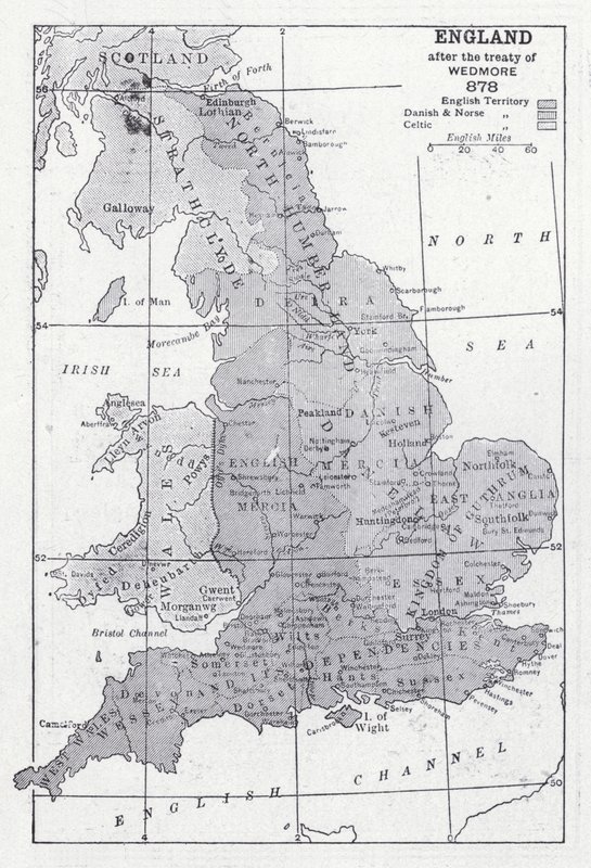Inglaterra después del tratado de Wedmore 878 de English School