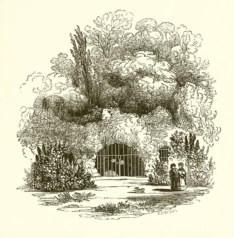 Entrada a la Gruta de Pope de English School