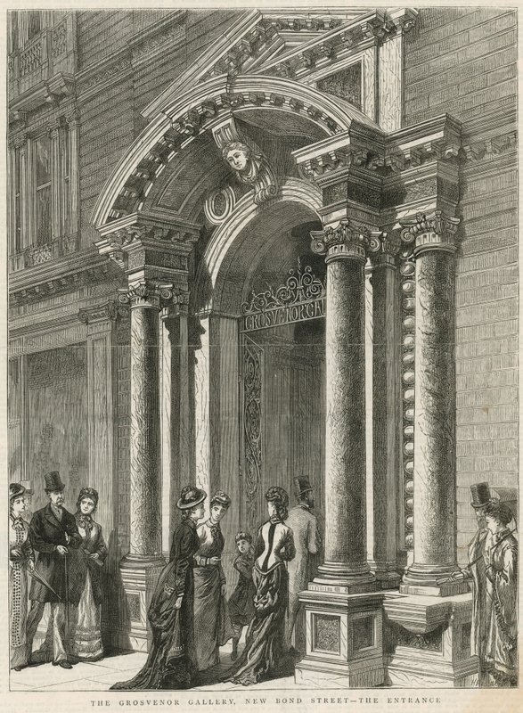 Entrada a la Galería Grosvenor de English School