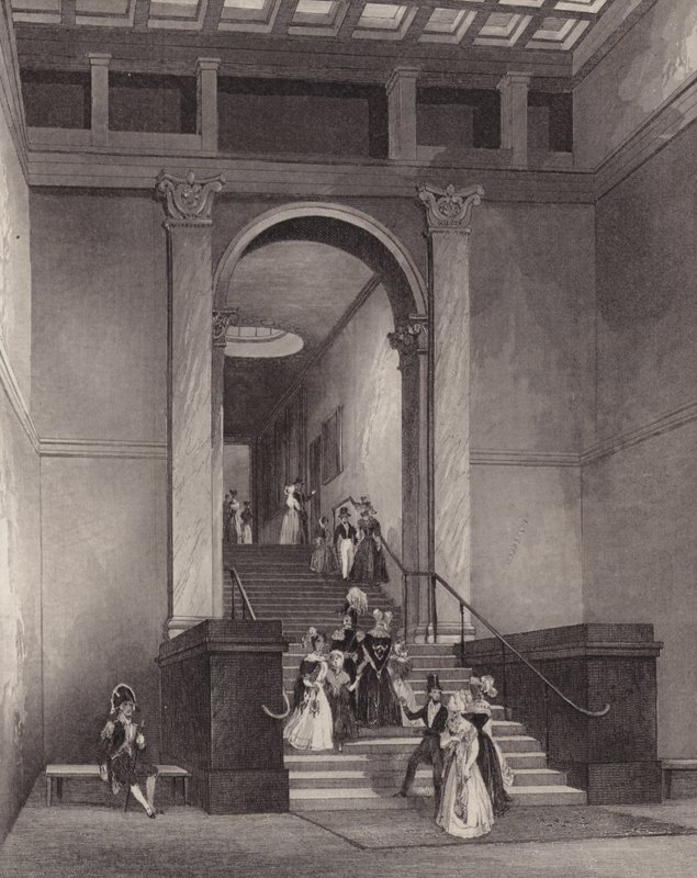 Entrada a la Galería Nacional, Londres de English School