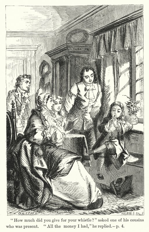 Episodio de la vida del joven Benjamin Franklin (grabado) de English School