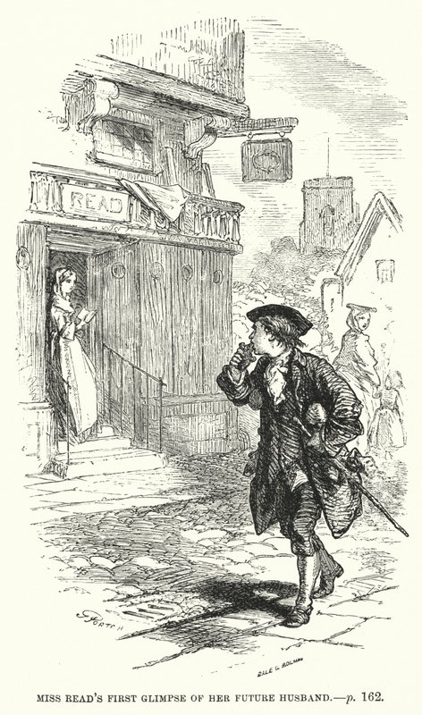 Episodio de la vida del joven Benjamin Franklin (grabado) de English School