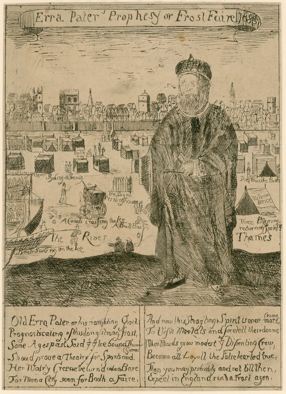 Profecía de Erra Pater sobre la Feria de Hielo de 1685 de English School