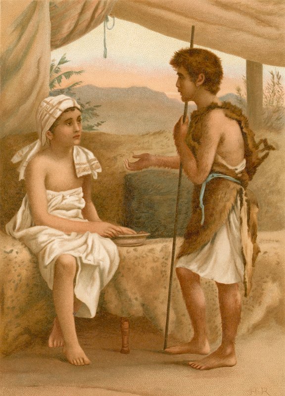 Esaú vendiendo su primogenitura de English School