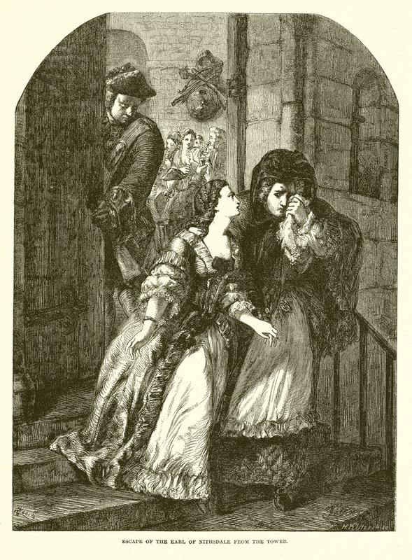 Escape del Conde de Nithsdale de la Torre de English School