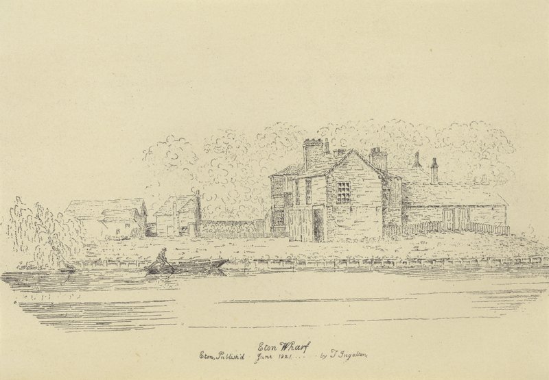 Muelle de Eton, 1821 de English School
