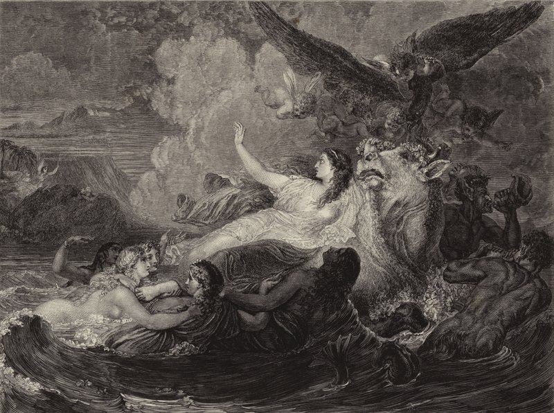 Europa (grabado) de English School