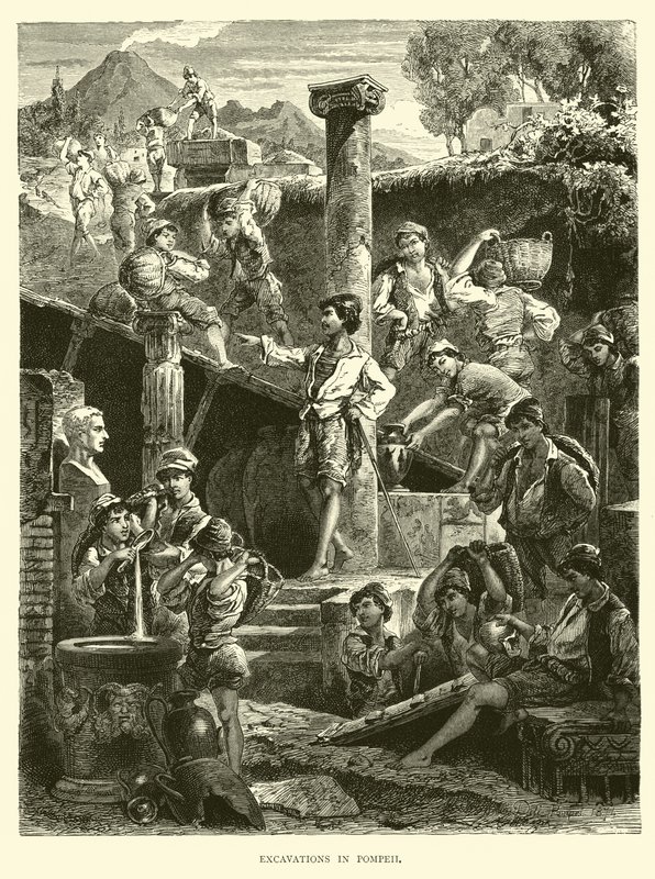 Excavaciones en Pompeya de English School