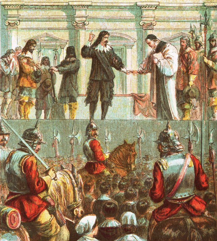 Ejecución de Carlos I de English School