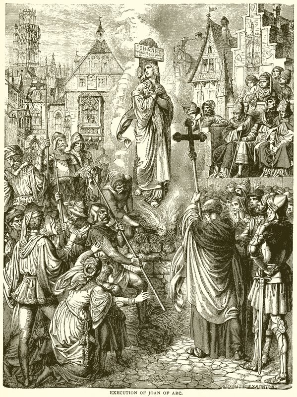 Ejecución de Juana de Arco de English School