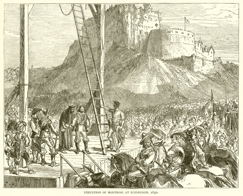 Ejecución de Montrose en Edimburgo, 1650 de English School