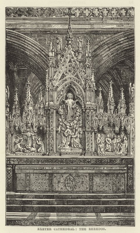 Catedral de Exeter, el retablo de English School