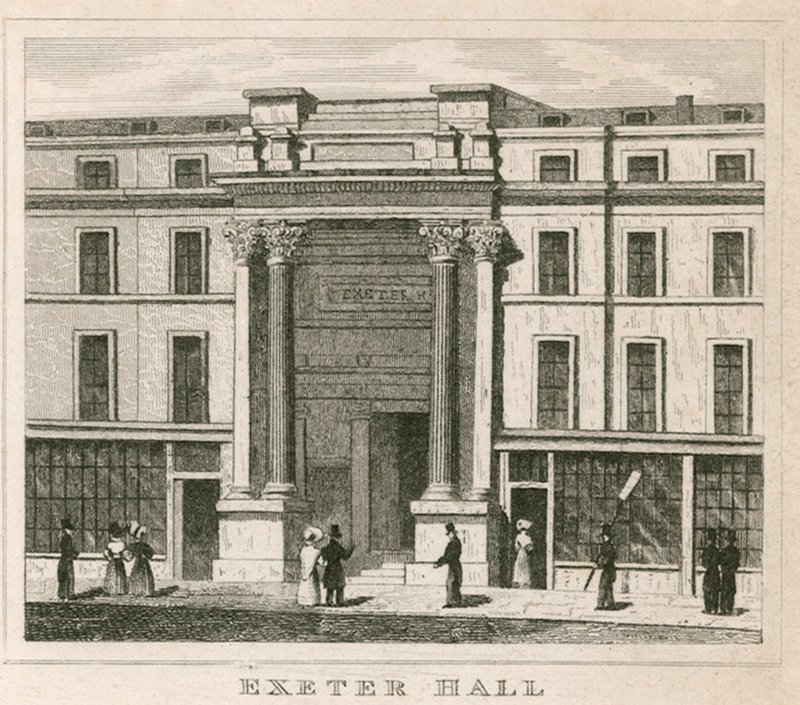 Exeter Hall, Strand, Londres de English School