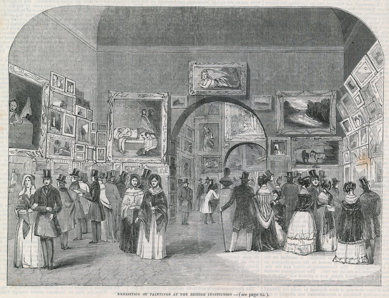 Exposición de pinturas en la Institución Británica de English School