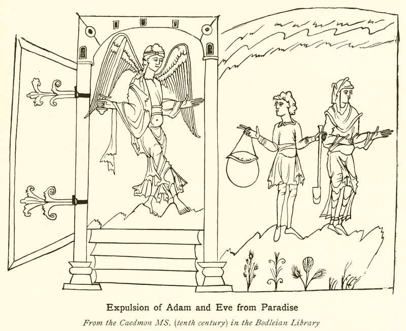 Expulsión de Adán y Eva del Paraíso de English School