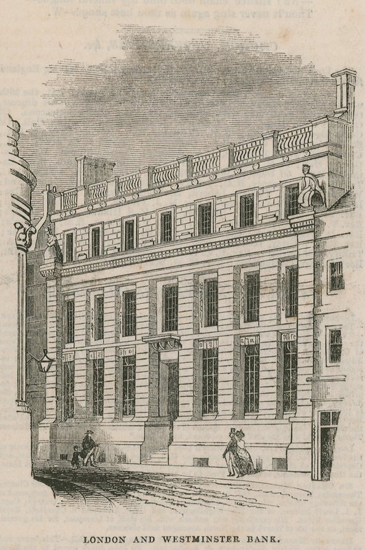 Exterior del Banco de Londres y Westminster de English School