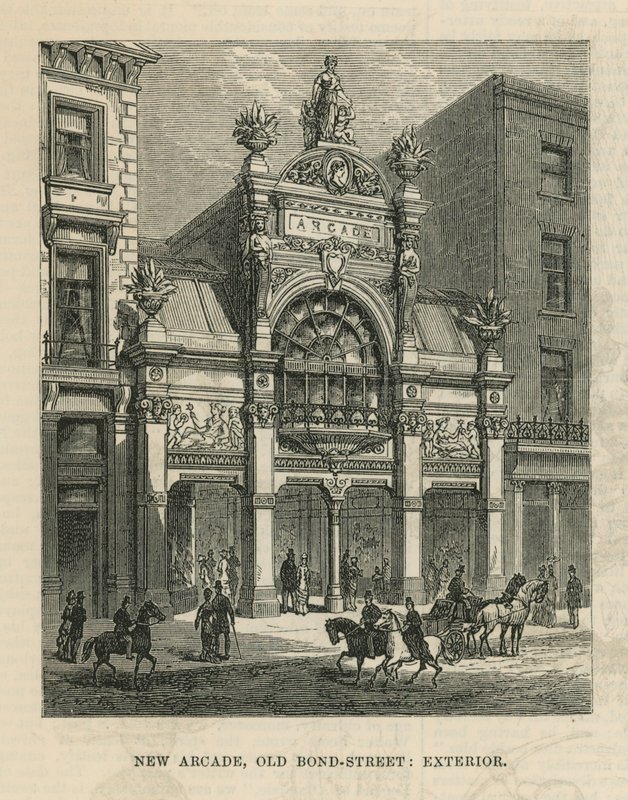 Exterior de la nueva arcada en Old Bond Street de English School