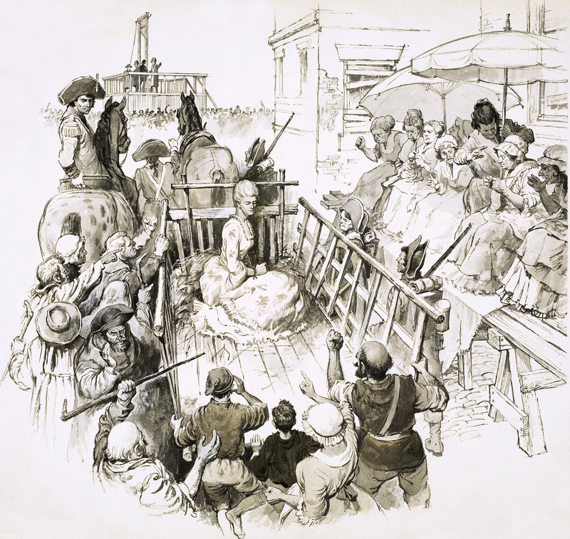 Prisioneros famosos: María Antonieta camino a la guillotina de English School