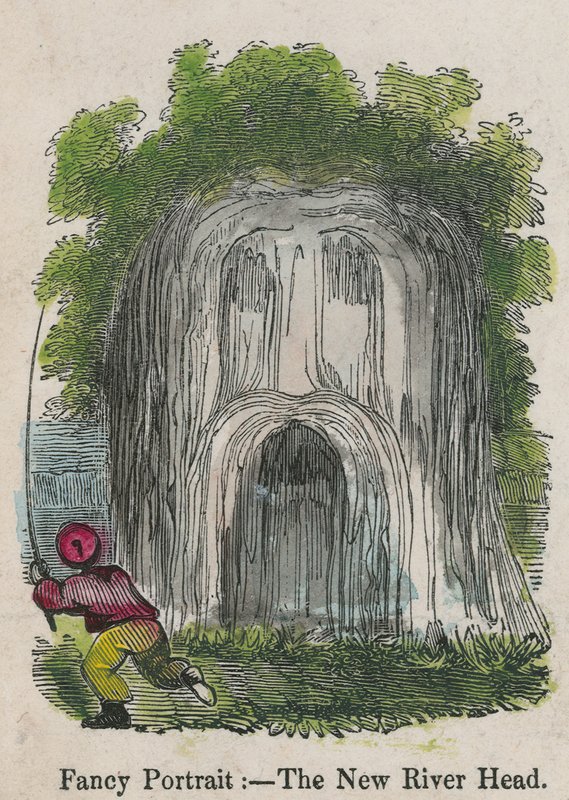 Retrato Fantasía - la Cabeza del Nuevo Río de English School