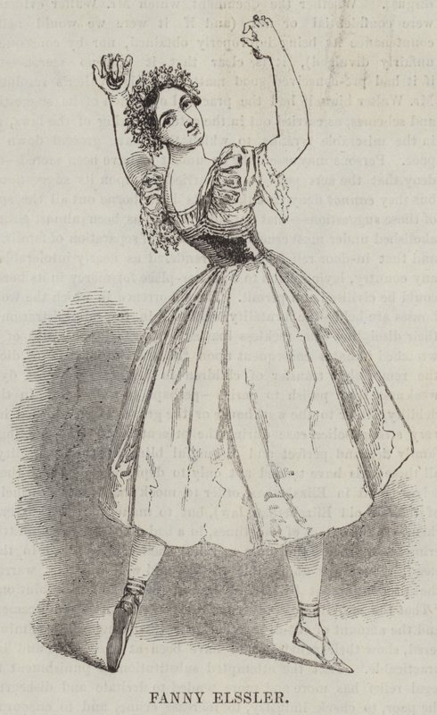 Fanny Elssler (grabado) de English School
