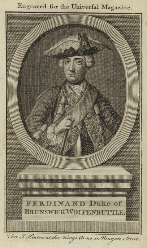 Ferdinand, Duque de Brunswick Wolfenbuttle de English School