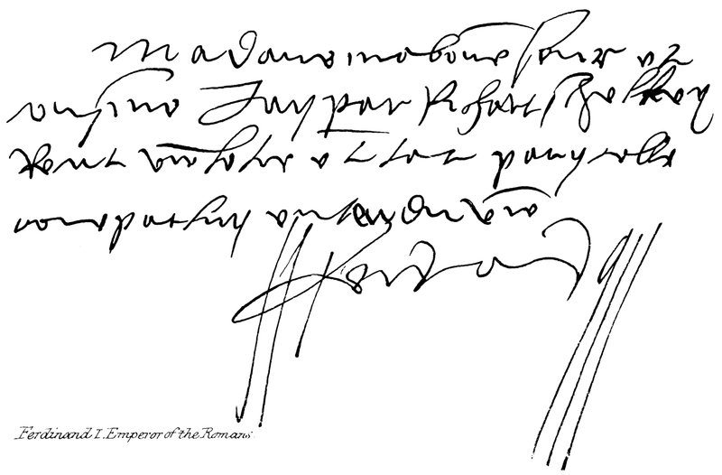 Fernando I Emperador de los Romanos de English School