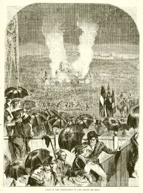 Fiesta de la federación en el Campo de Marte de English School