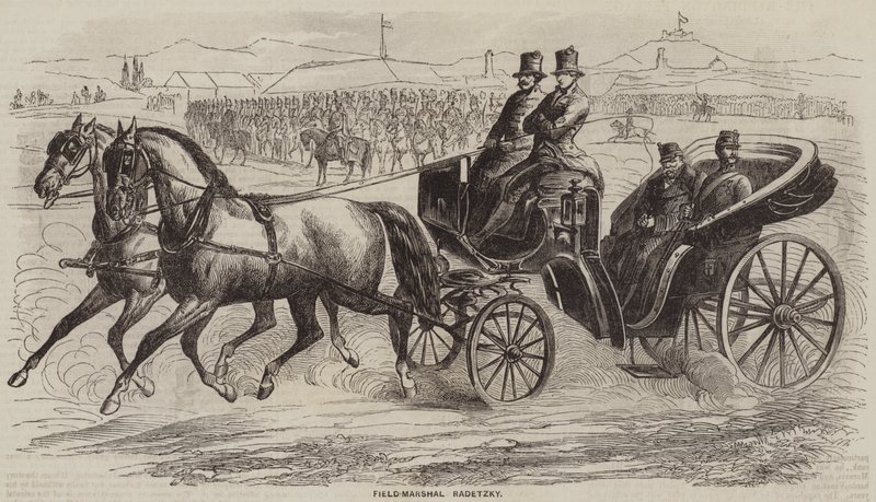 Mariscal de campo Radetzky (grabado) de English School
