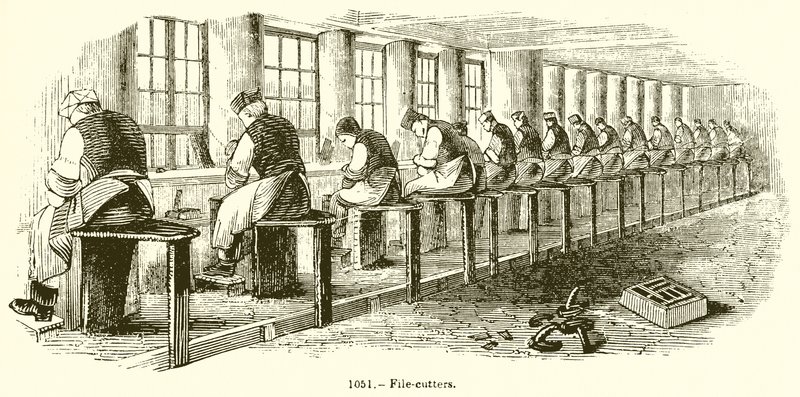 Cortadores de archivos de English School