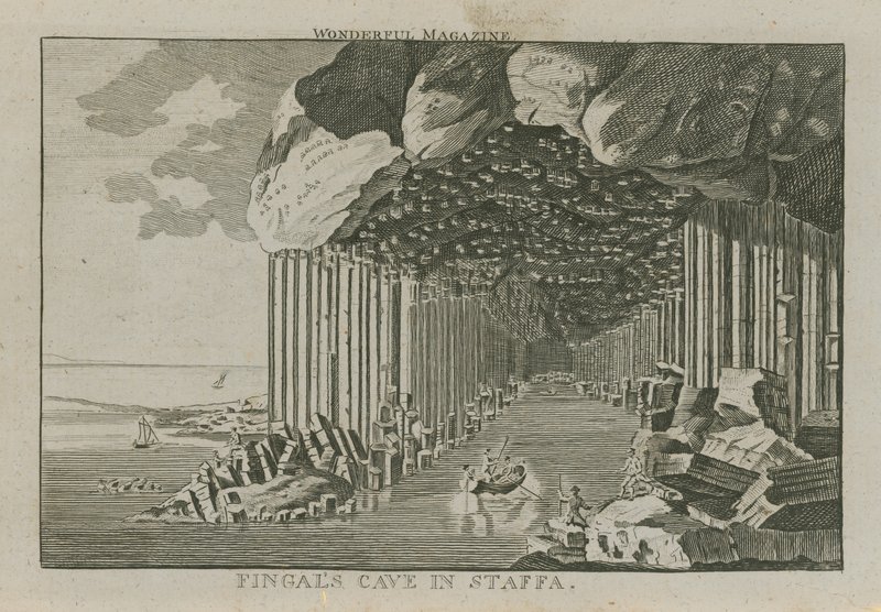 La Cueva de Fingal en Staffa de English School