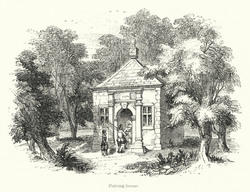 Casa de Pesca (grabado) de English School