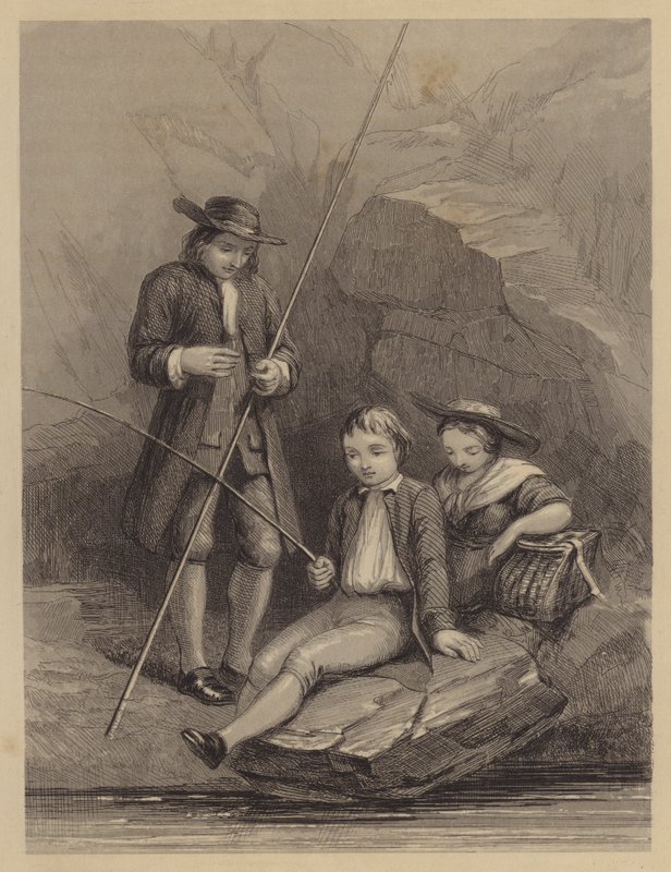 Pesca (grabado) de English School