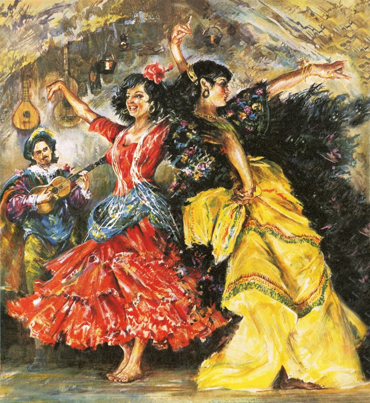Bailarines de flamenco de English School