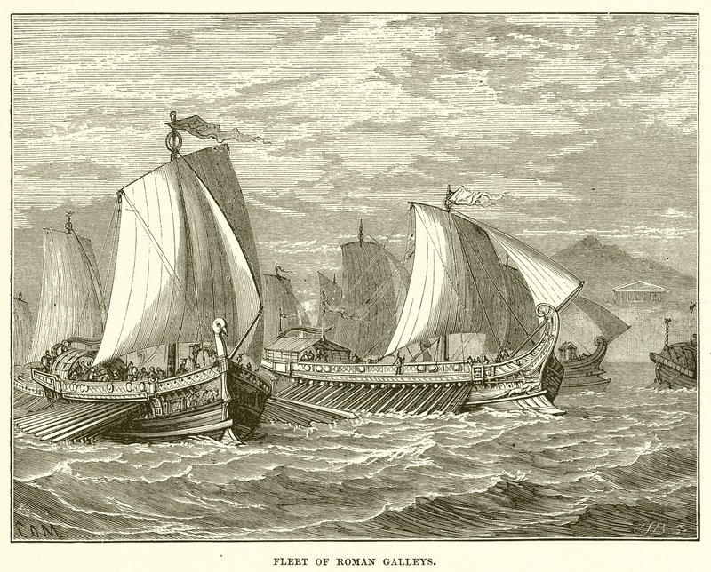 Flota de galeras romanas de English School