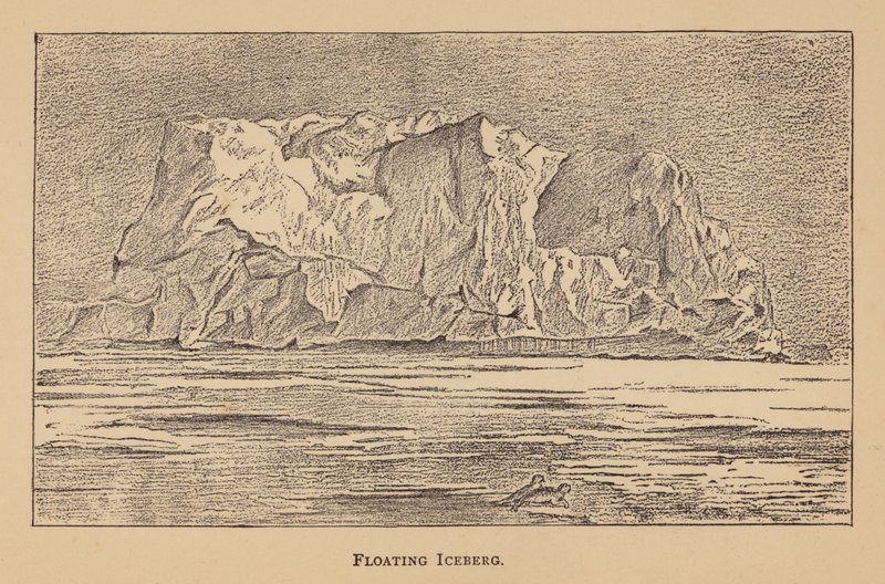 Iceberg flotante (litografía) de English School
