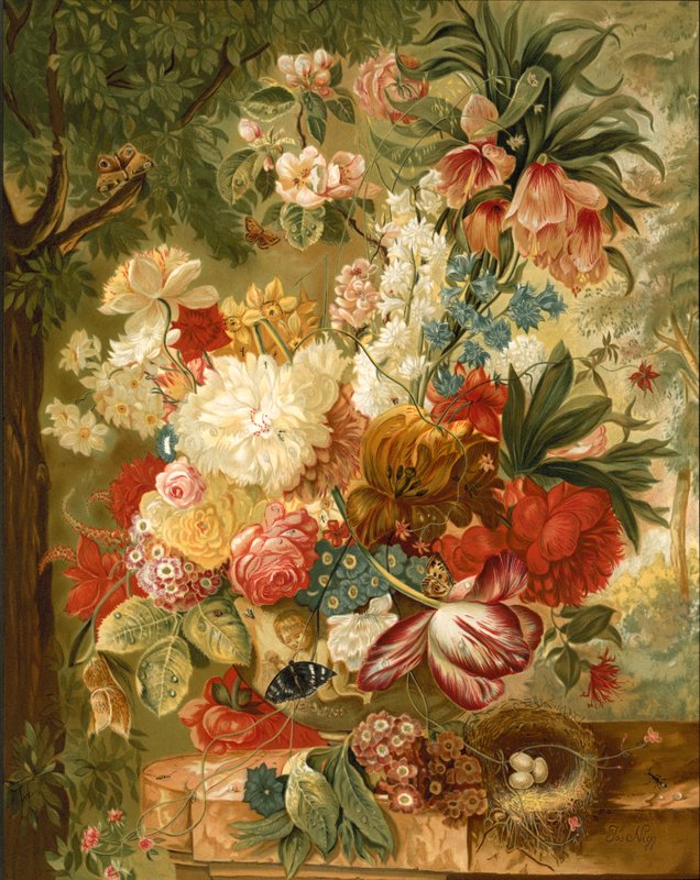 Exhibición floral de English School