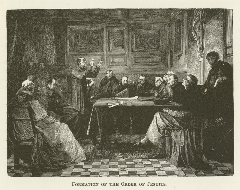 Formación de la Orden de los Jesuitas de English School