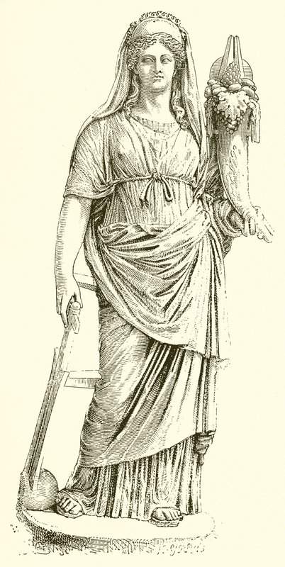 Fortuna (Estatua en el Vaticano) de English School