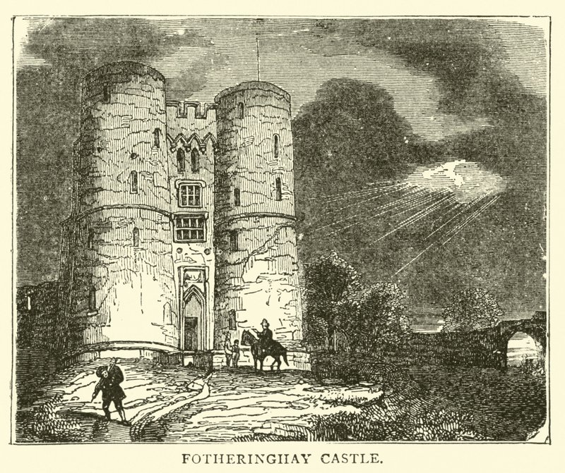 Castillo de Fotheringhay de English School