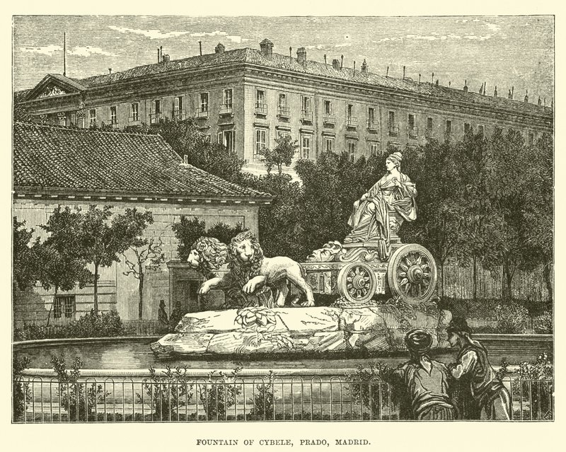 Fuente de Cibeles, Prado, Madrid de English School