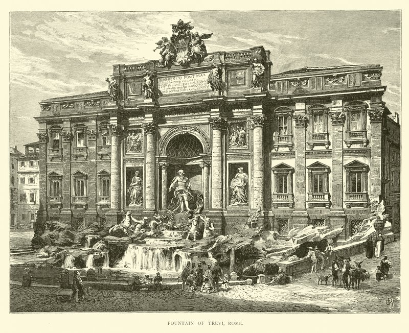 Fuente de Trevi, Roma de English School
